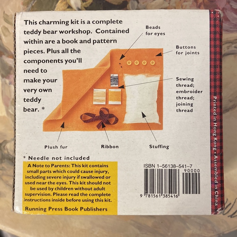 Make your own Teddy Bear kit vintage 1995 - Picture 2 of 8
